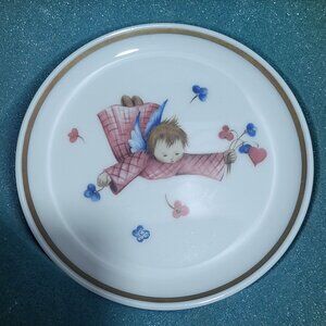 Schmid Berta Flying Angel Hummel Museum Miniature Plate Collection 1978